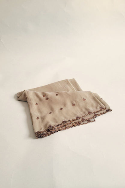 Hand Embroidered Dupatta-bagaan-Pista