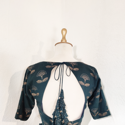 Pragya Printed Lehenga Navy