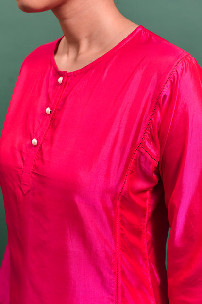 Kusum gulabi with Dupatta
