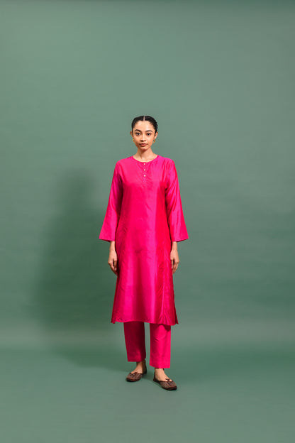 Kusum gulabi with Dupatta