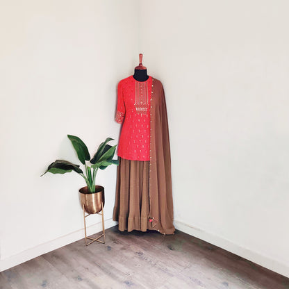 Moomal Red Short-Jhlml Shr-Sld