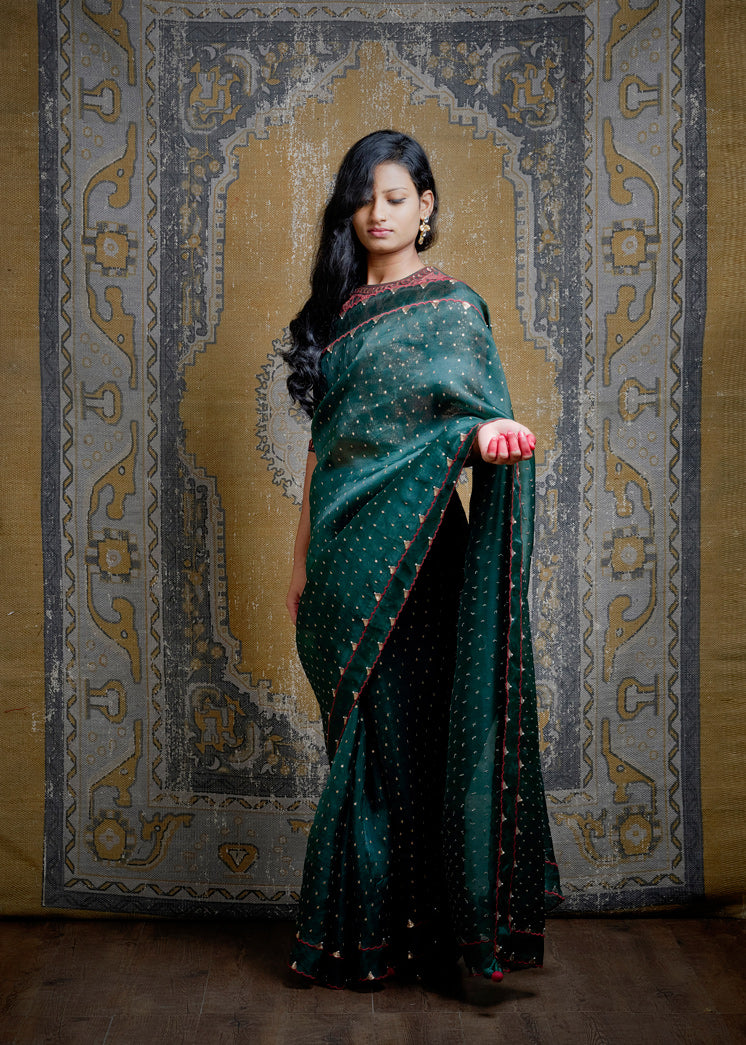 Udita Green Saree