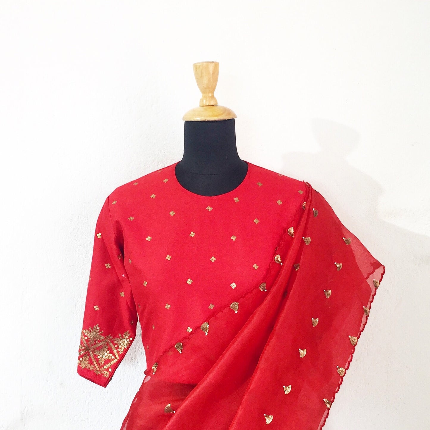 Tilli  Red Saree(O)